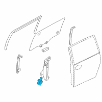 OEM 2014 Kia Sedona Motor Assembly-Rear Door Power Diagram - 824504D020