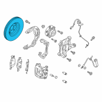 OEM 2015 Ford Edge Rotor Diagram - K2GZ-1125-B