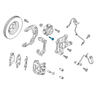 OEM 2019 Ford Mustang Hub Mount Bolt Diagram - -W718188-S439