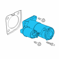 OEM 2014 Chevrolet Cruze Starter Diagram - 55585237