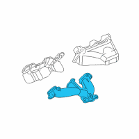 OEM 2004 Chevrolet Malibu Engine Exhaust Manifold Diagram - 12578139