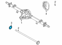 OEM 2004 Ford E-350 Club Wagon Axle Shaft Gasket Diagram - EOTZ-1001-A