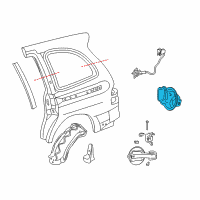 OEM Mercury Monterey Filler Pocket Diagram - 4F2Z-1727936-AA