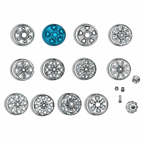 OEM 2020 Ram 3500 Steel Wheel Diagram - 1UD26SZ0AC