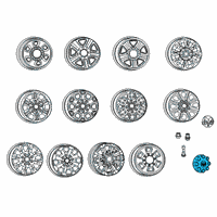 OEM Ram 2500 WHEEL CENTER Diagram - 6PG02S4AAC