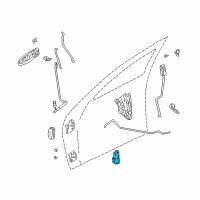 OEM 2002 Chrysler Sebring Dr Check-Front Door Diagram - 4658467AB