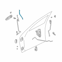 OEM 2006 Chrysler Sebring Link-Exterior Door Handle Diagram - 4814590AC