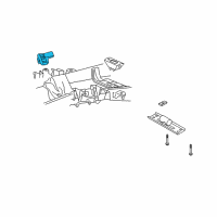 OEM 2004 Lincoln Navigator Front Mount Diagram - 5L7Z-6038-CA