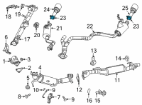 OEM Ram Exhaust Diagram - 68334692AB