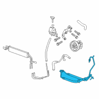 OEM 2012 Cadillac CTS Pressure Hose Diagram - 22882710