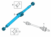 OEM Jeep Grand Cherokee L Shaft-Drive Diagram - 68459661AC