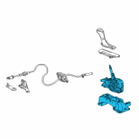 OEM Chevrolet Malibu Shifter Assembly Diagram - 84347430