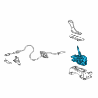 OEM Chevrolet Malibu Shifter Diagram - 13534322