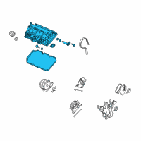 OEM Acura TLX Cover, Front Cylinder Head Diagram - 12310-5J6-A00