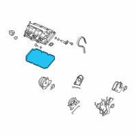 OEM 2015 Honda Accord Pkg, Head Cover Rear Diagram - 12351-5G0-A00