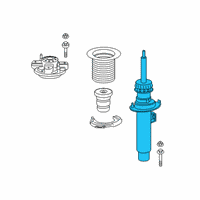 OEM 2020 BMW Z4 LEFT FRONT SPRING STRUT Diagram - 31-31-6-879-193