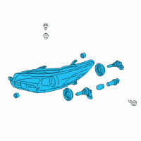 OEM 2015 Toyota Camry Composite Assembly Diagram - 81110-06860