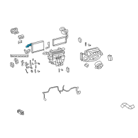 OEM 2012 Chevrolet Caprice Tube-Auxiliary A/C Evaporator Inlet Diagram - 92192028