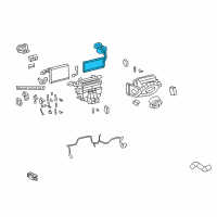 OEM 2008 Pontiac G8 Heater Core Diagram - 92192007