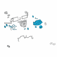 OEM Chevrolet Caprice Blower Assembly Diagram - 92256544