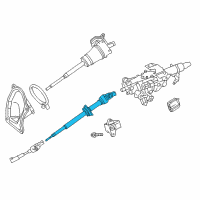 OEM Lexus LC500 SHAFT ASSY, STEERING Diagram - 45260-11030