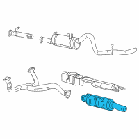 OEM 2004 Ford F-350 Super Duty Converter Diagram - 2C3Z-5E212-PA