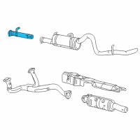 OEM 2004 Ford Excursion Resonator Diagram - YC3Z-5A212-BA