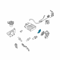 OEM Ford Focus EGR Valve Gaskets Diagram - AS7Z9D476AA