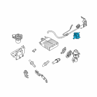 OEM Ford Focus Check Valve Diagram - 6S4Z-9F491-A