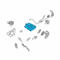 OEM Ford Focus Vapor Canister Diagram - AS4Z-9D653-B