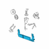 OEM 2002 Ford Mustang Power Steering Cooler Diagram - F6ZZ-3D746-AA