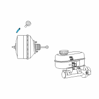 OEM 2008 Dodge Viper Hose-Brake Booster Vacuum Diagram - 5030711AB