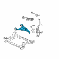 OEM 2010 Chrysler 300 Lower Control Arm Diagram - 4895041AF