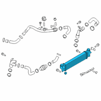 OEM Ford Edge Intercooler Diagram - F2GZ-6K775-A