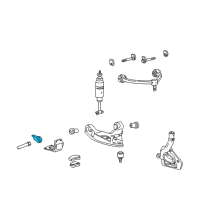 OEM Ford Explorer Torsion Bar Adjuster Diagram - F57Z-5B328-B