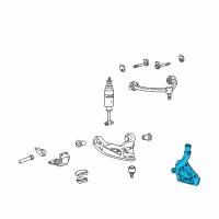 OEM 2002 Ford Explorer Sport Trac Knuckle Diagram - 8L5Z-3K186-A