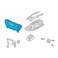 OEM 2020 Honda Pilot Control Assy., RR. Auto Air Conditioner *NH716L* (PREMIUM BLACK METALLIC) Diagram - 79650-TZ5-A91ZE