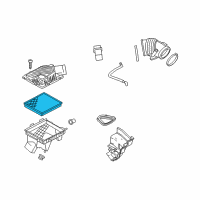 OEM Cadillac XTS Air Filter Diagram - 22753242