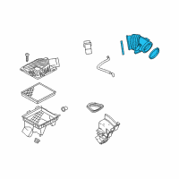 OEM 2016 Chevrolet Impala Outlet Tube Diagram - 22985660