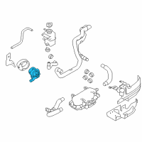 OEM Nissan Leaf Motor Assy-Water Pump Diagram - 21581-1MG0A