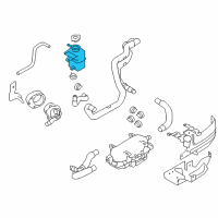 OEM 2012 Nissan Leaf Tank Assy-Radiator Reservoir Diagram - 21710-3NA1A