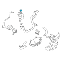 OEM Nissan Leaf Cap Assembly-Radiator Diagram - 21430-ZZ00A