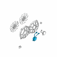 OEM Nissan Motor Assy-Fan Diagram - 21487-1AA0D