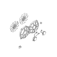 OEM Nissan Motor & Fan Assy-With Shroud Diagram - 21481-1AA0A