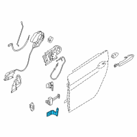 OEM 2018 BMW M6 Gran Coupe Hinge, Rear Door, Lower, Left Diagram - 41-52-7-259-597