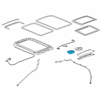 OEM 2022 Cadillac XT5 Motor Diagram - 85554846