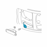 OEM 2002 Chevrolet Corvette Socket Diagram - 15306194