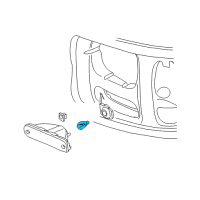 OEM Chevrolet Corsica Park Lamp Bulb Diagram - 15772605