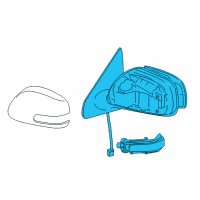 OEM 2011 Scion xD Mirror Assembly Diagram - 87910-52440