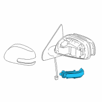 OEM 2010 Scion xD Turn Signal Lamp Diagram - 81740-12150